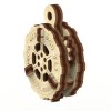 Wooden City - Widgets 3D Mechanical Model - Brown